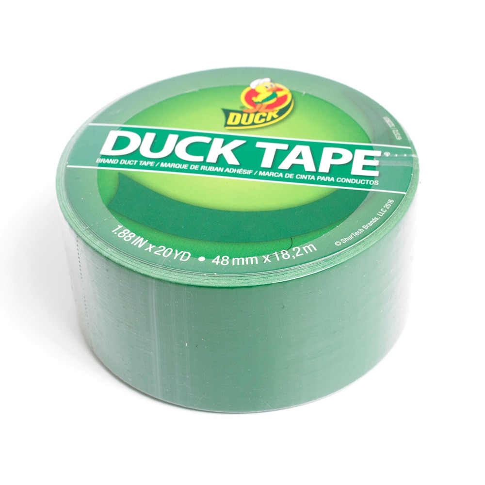 Duck Brand, Duct Tape, 1.8"x10 Yard, Green Clover